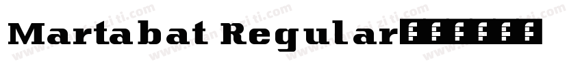 Martabat Regular字体转换